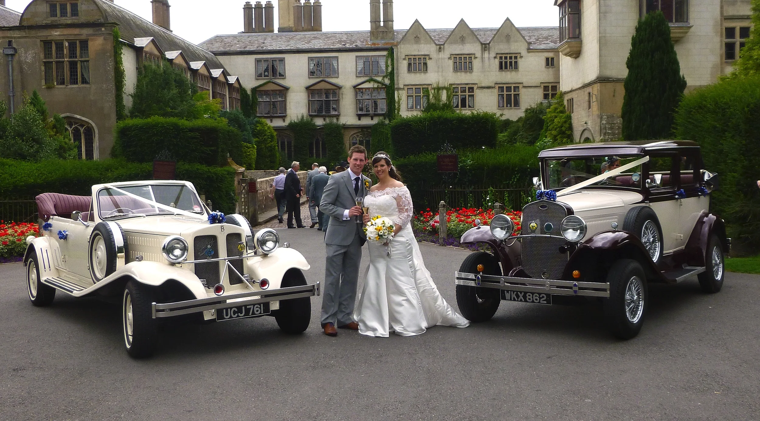 Katy and Matthew arrive at Coombe Abbey and manage to take some photographs before the rain!