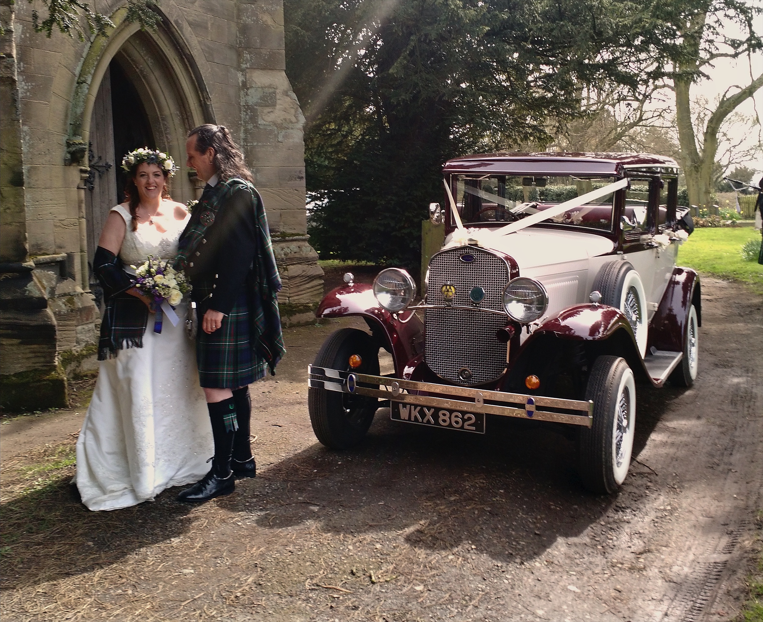How lovely is this! A perfect setting for such a nice couple following a Scottish Castle Wedding and a Blessing at St James Church Ansty, Coventry. My best wishes to Rachel and Nicholas for their future together.