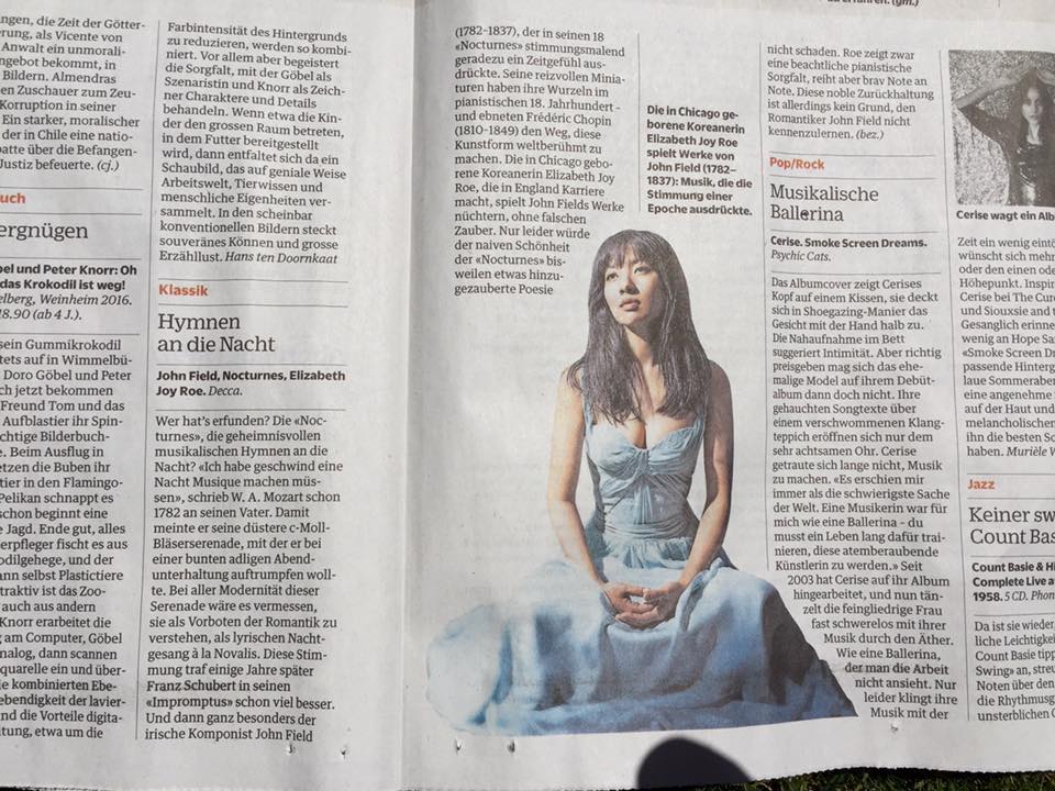 Review in NZZ am Sonntag (Zürich)
