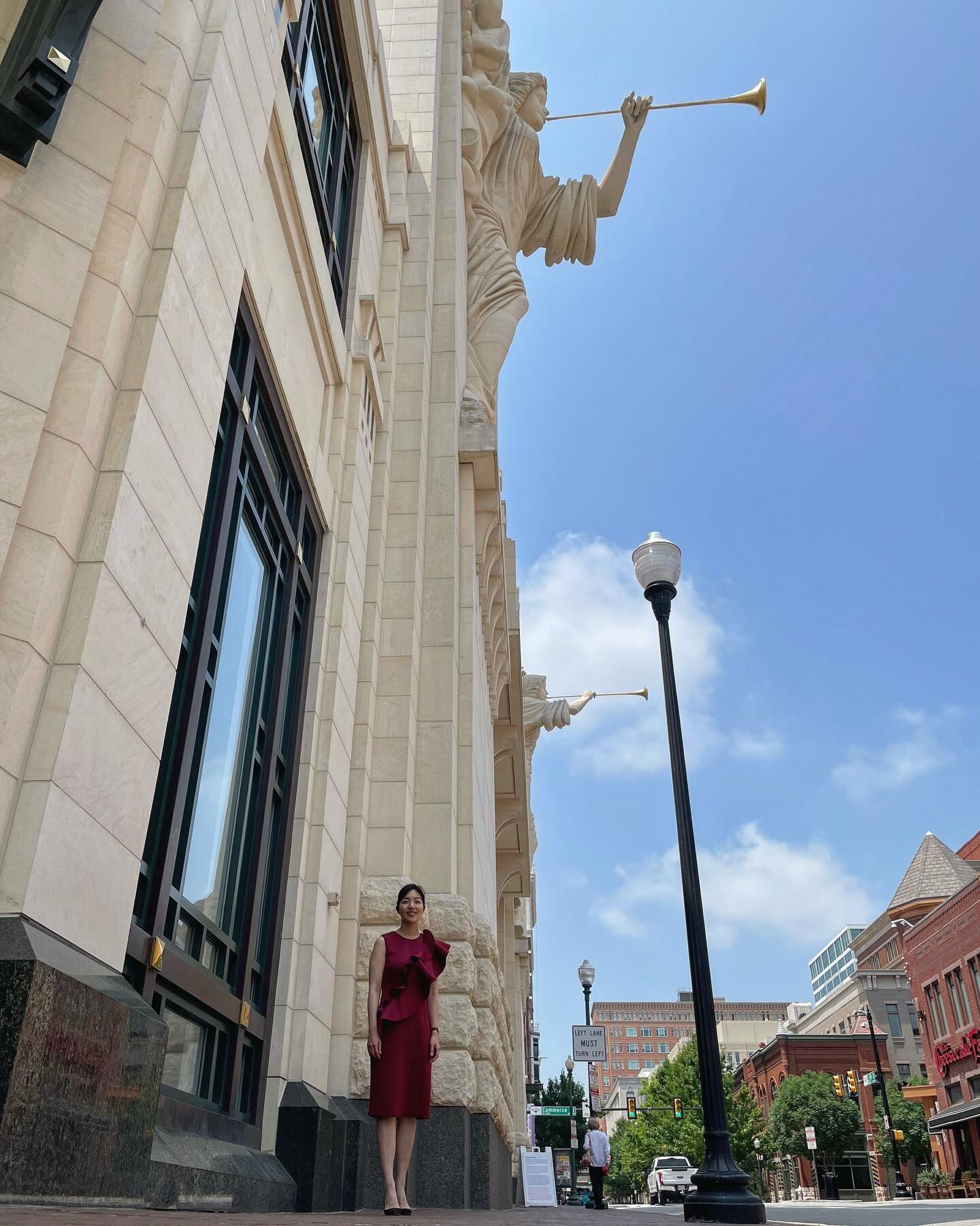 Today&rsquo;s office: the majestic @basshall in downtown #fortworth. @thecliburn semifinal round is underway - webcast link in bio! 🎹 #correspondent #cohost #cliburn2022