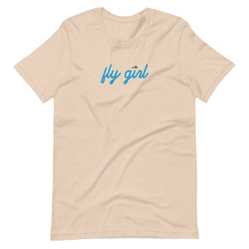Fly Girl Fly Fishing T-Shirt | Fish Face ®