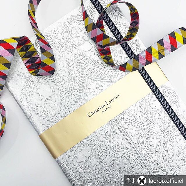 Need something shiny to write all your New Year&rsquo;s resolutions in? We have @lacroixofficiel notebooks to help you keep track in style. 🥂
.
.
#christianlacroix #newyearsresolution #journaling #writeitdown #shinynewyear #shoplocal #chestnuthillpa