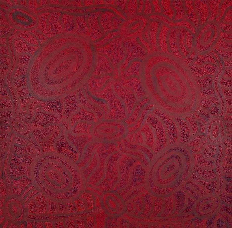 Judith Nungarrayi Martin, Janganpa Jukurrpa (Brush-tail Possum Dreaming) - Mawurrji