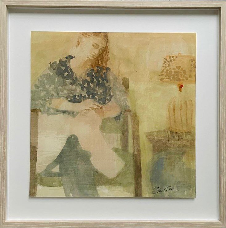 New paintings by Caroline Cornelius are up on display in our windows at Hill Rise.
 
When we first saw this piece, &lsquo;Waiting Room&rsquo;, we urged Caroline to get it to the framers so we could exhibit it. Not only is it beautiful, but it speaks 