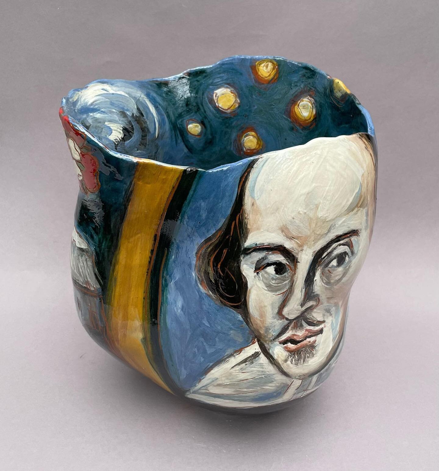 Shakespeare, His Theatre, His Work

A commission by Jitka Palmer.

#shakespeare #paintedceramics #ceramiccommission #shakespeareanart #jitkapalmer #midsummernightsdream #rosetheatre #contemporaryceramics #figurativeceramics #britishart #figurativepai