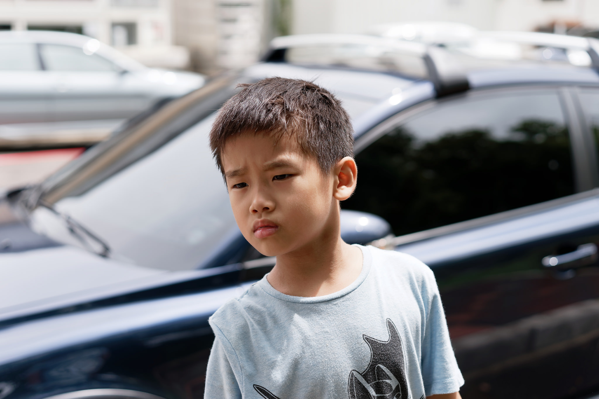 worried face