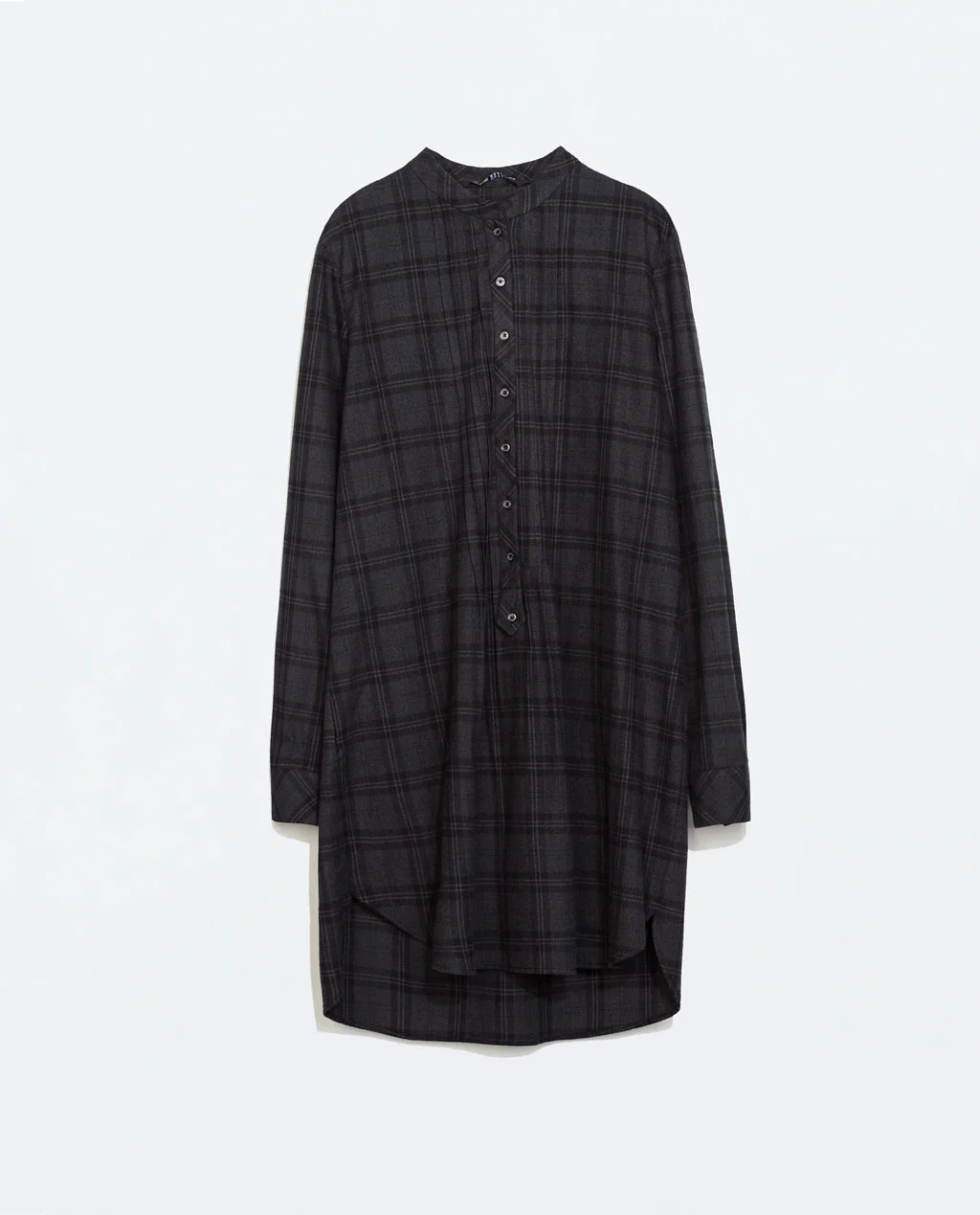 Zara Long Sleeved Check Dress