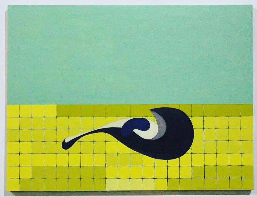 "Two Farmers" Acrylic on plywood panel; 60x40cm