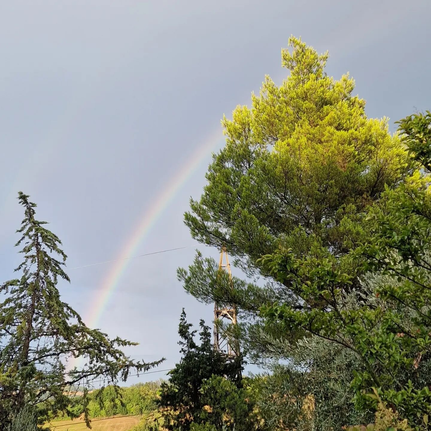 #rainbow #campagne #apreslapluie