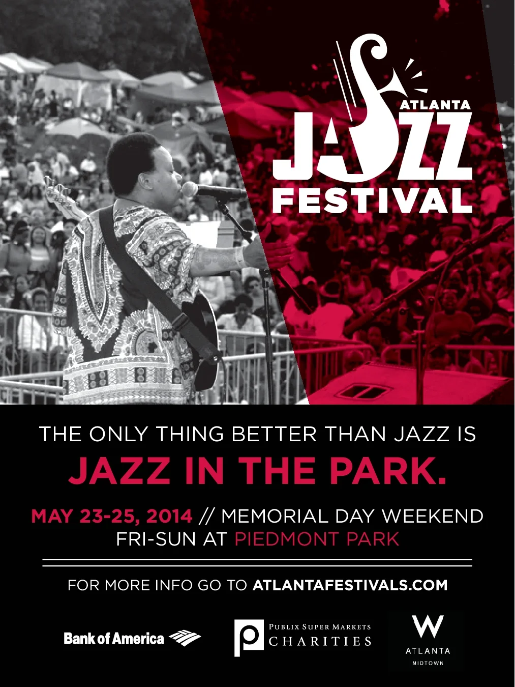 Atlanta Jazz Festival Flyer