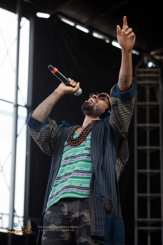Bilal performs at ONE Musicfest