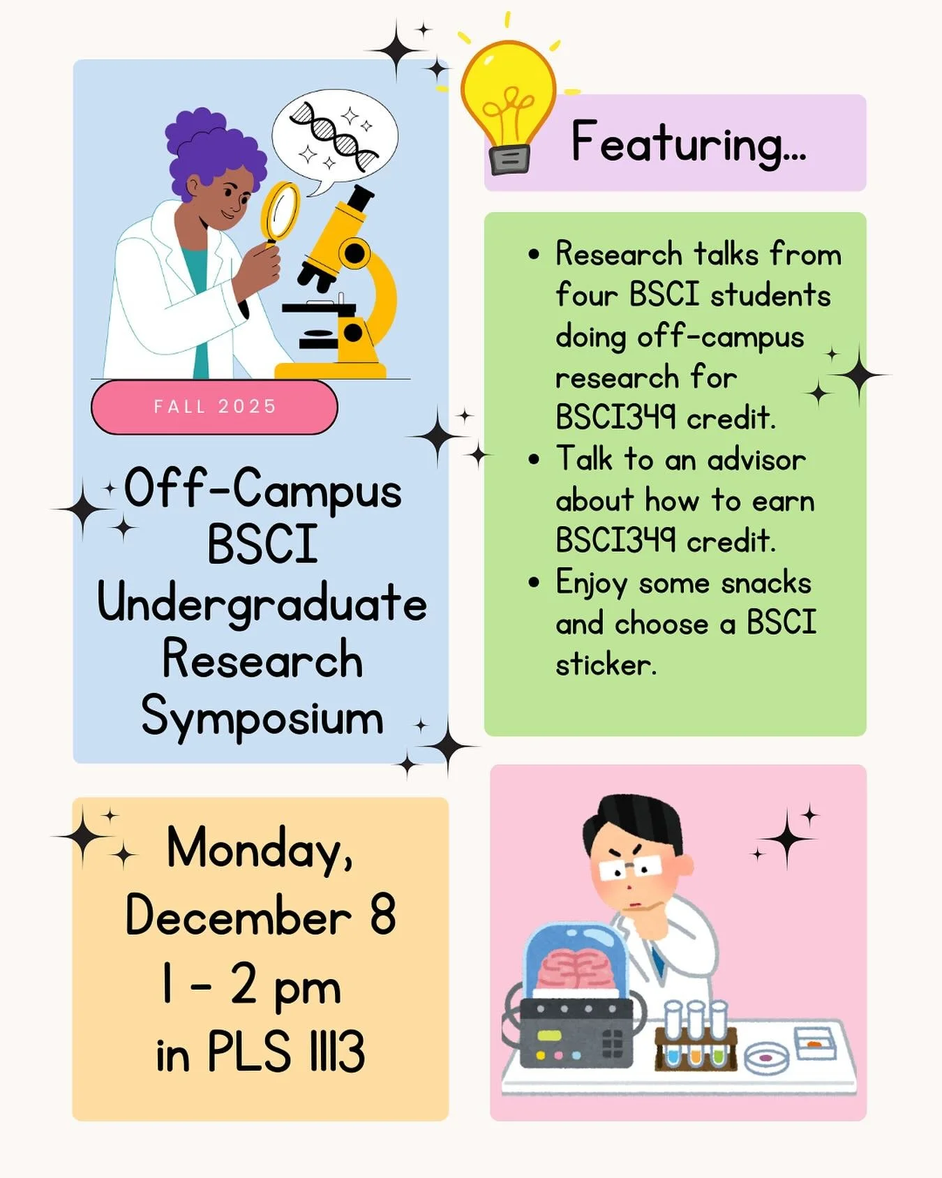 TODAY (12/8) @ 1PM, 1113 PLS. 🔬🧫🧪🥼⚗️
#BSCITerpsResearch