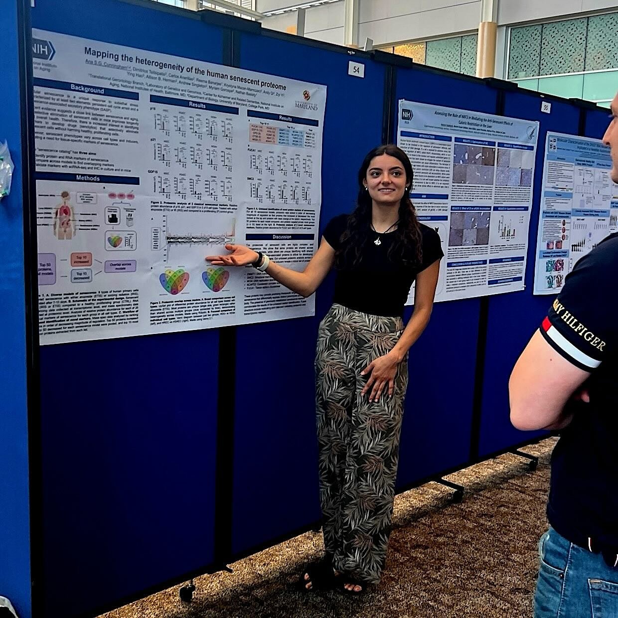 Bats are a cool new model for aging because they live a lot longer than expected.

To understand why this is, Ana Cunningham&mdash;@bsciumd Terp&mdash; measured how the immune system and the transcriptome (all the RNA in a cell) of the greater spear-