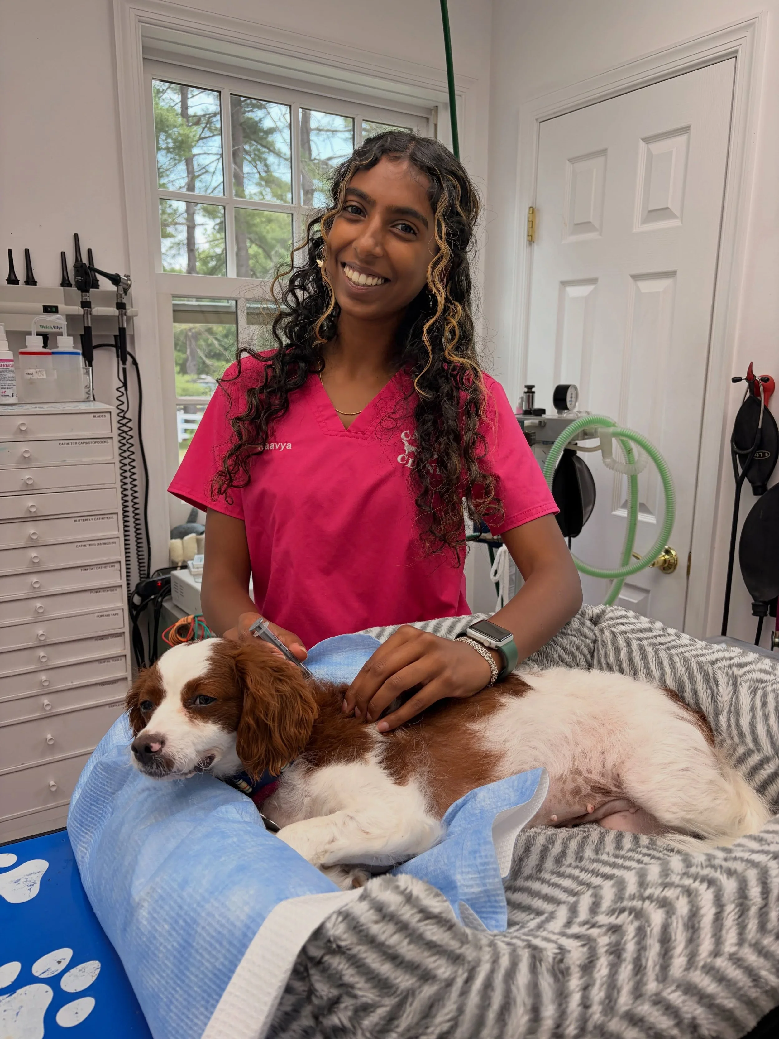 Kaavya Suresh (B.S. &rsquo;26, biological sciences) is a recent @bsciumd graduate who&rsquo;s on a journey to treat dolphins as a veterinarian.&nbsp;

Kaavya has spent the last four years caring for horses on the campus farm, working in local clinics