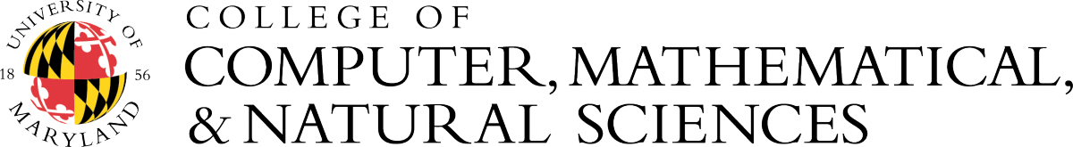 University of Maryland logo for the College of Computer, Mathematical, and Natural Sciences.