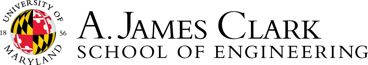 University of Maryland logo for the A. James Clark School of Engineering.