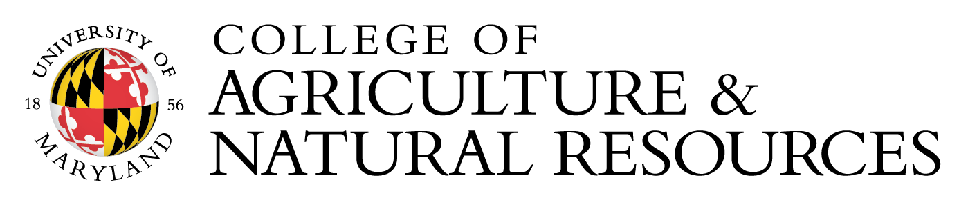 University of Maryland logo for the College of Agriculture & Natural Resources.