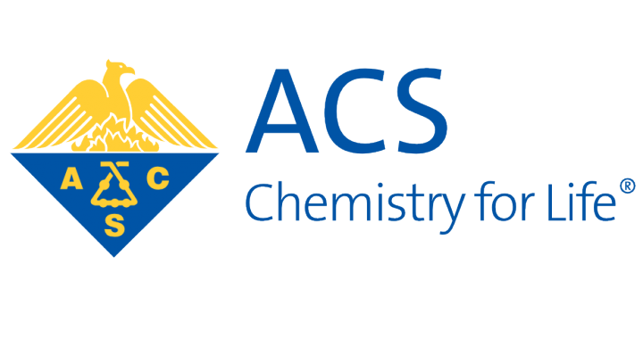 Blue and yellow diamond with an eagle and blue text that reads "ACS Chemistry for Life."