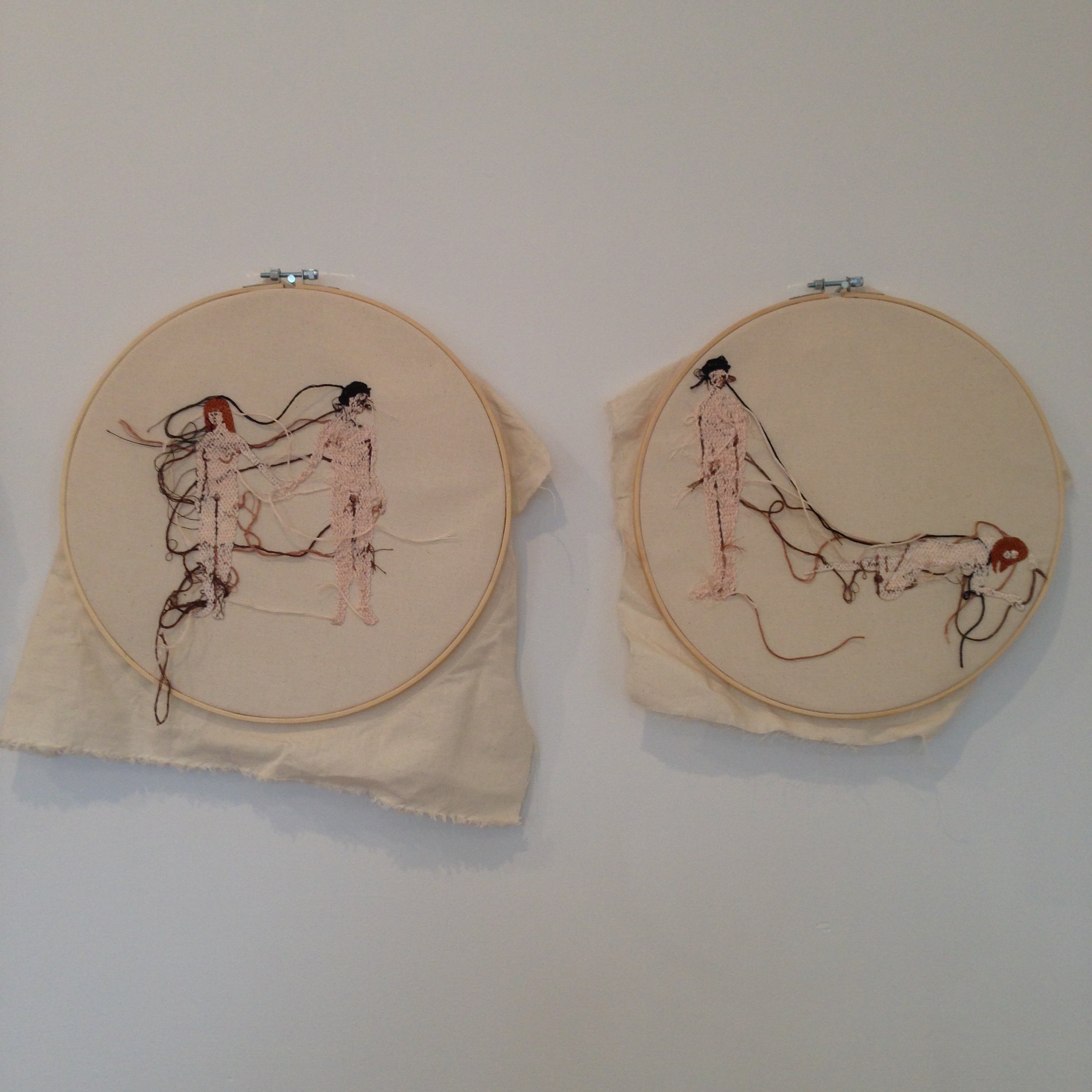 Embroidery from Threadbare at 155a Gallery