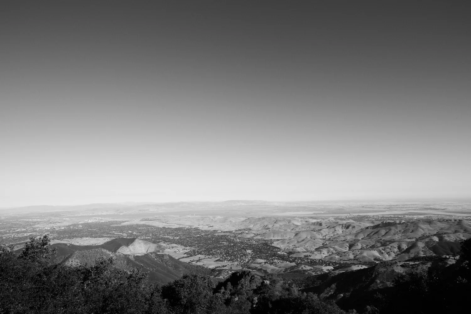 The view south