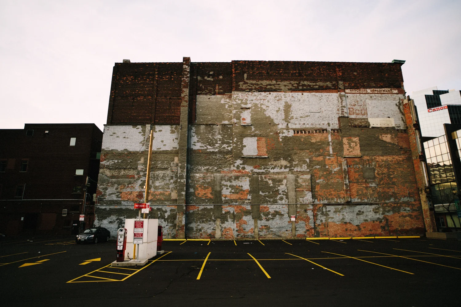Tania gasped when she saw this building and so I pulled over and we scurried around the parking lot shooting in every direction.