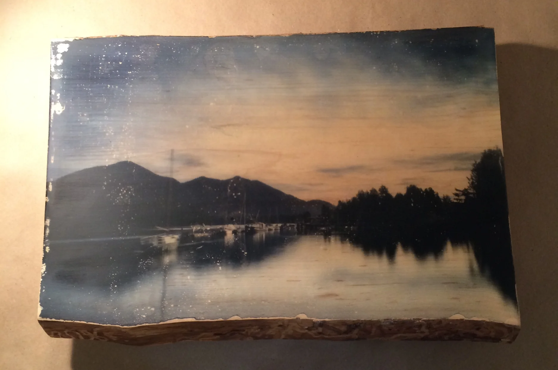 Tofino Bay, Canada just before I destroyed it in the resin booth