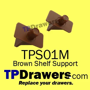 [TPS02B]  Brown Shelf Supports