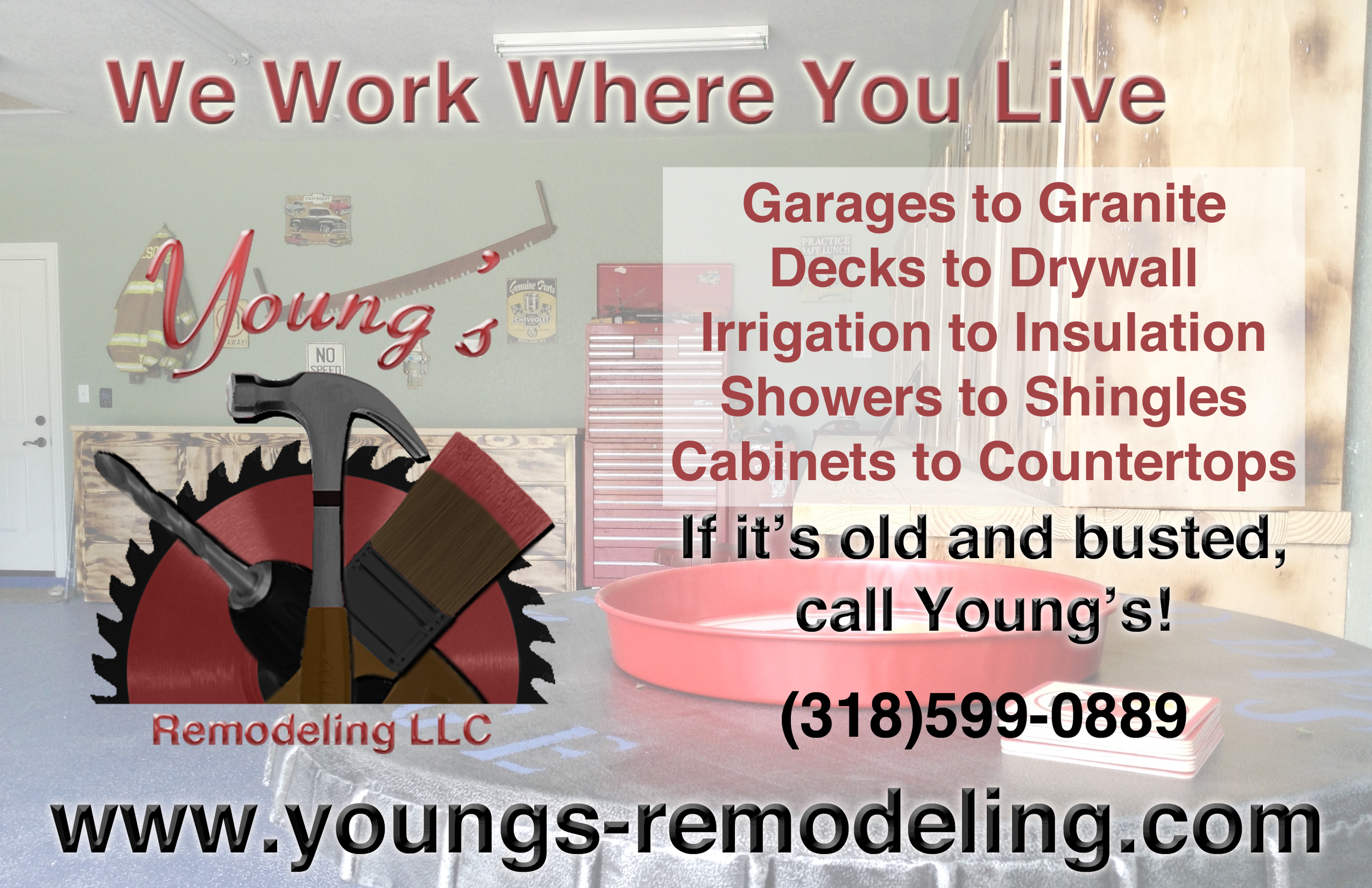 Young's Remodeling Print Ad
