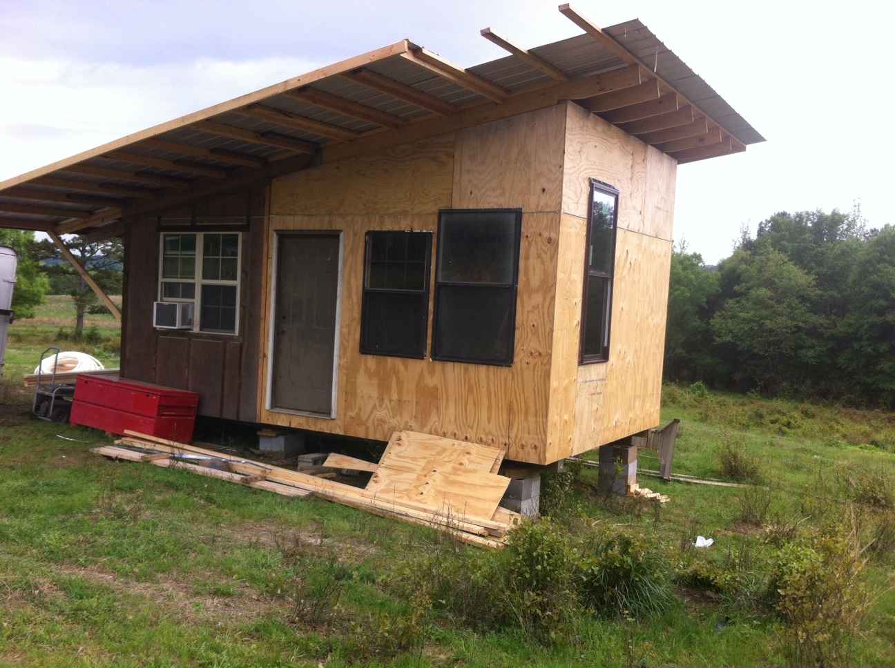 The cabin today