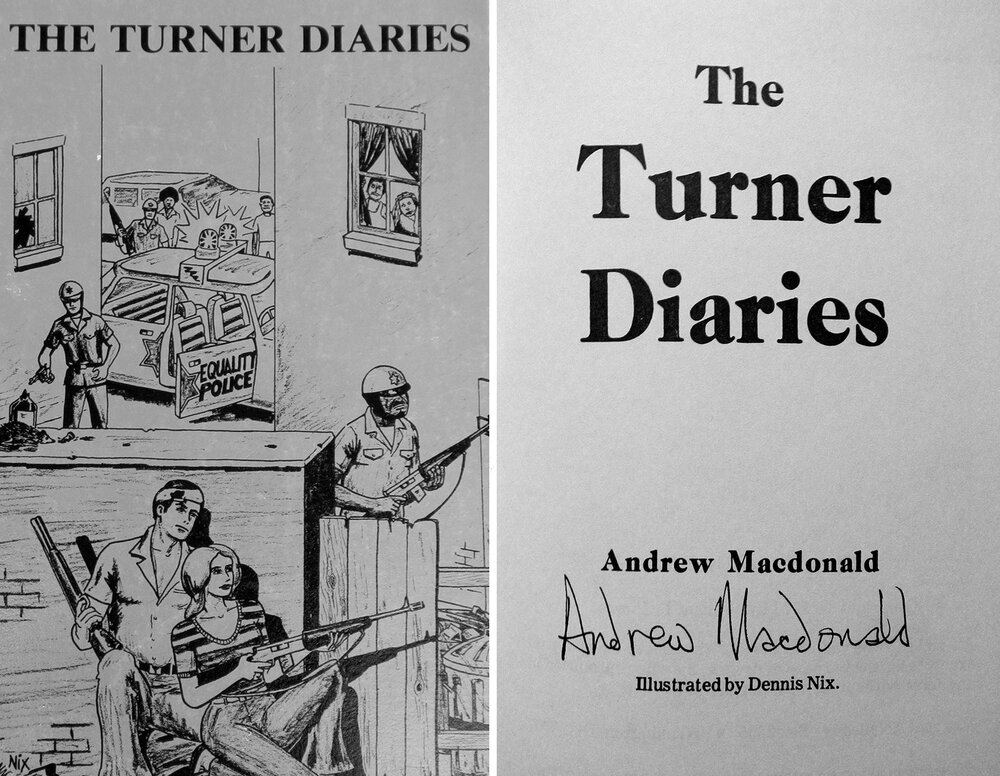 The Turner Diaries First Edition Inside cover
