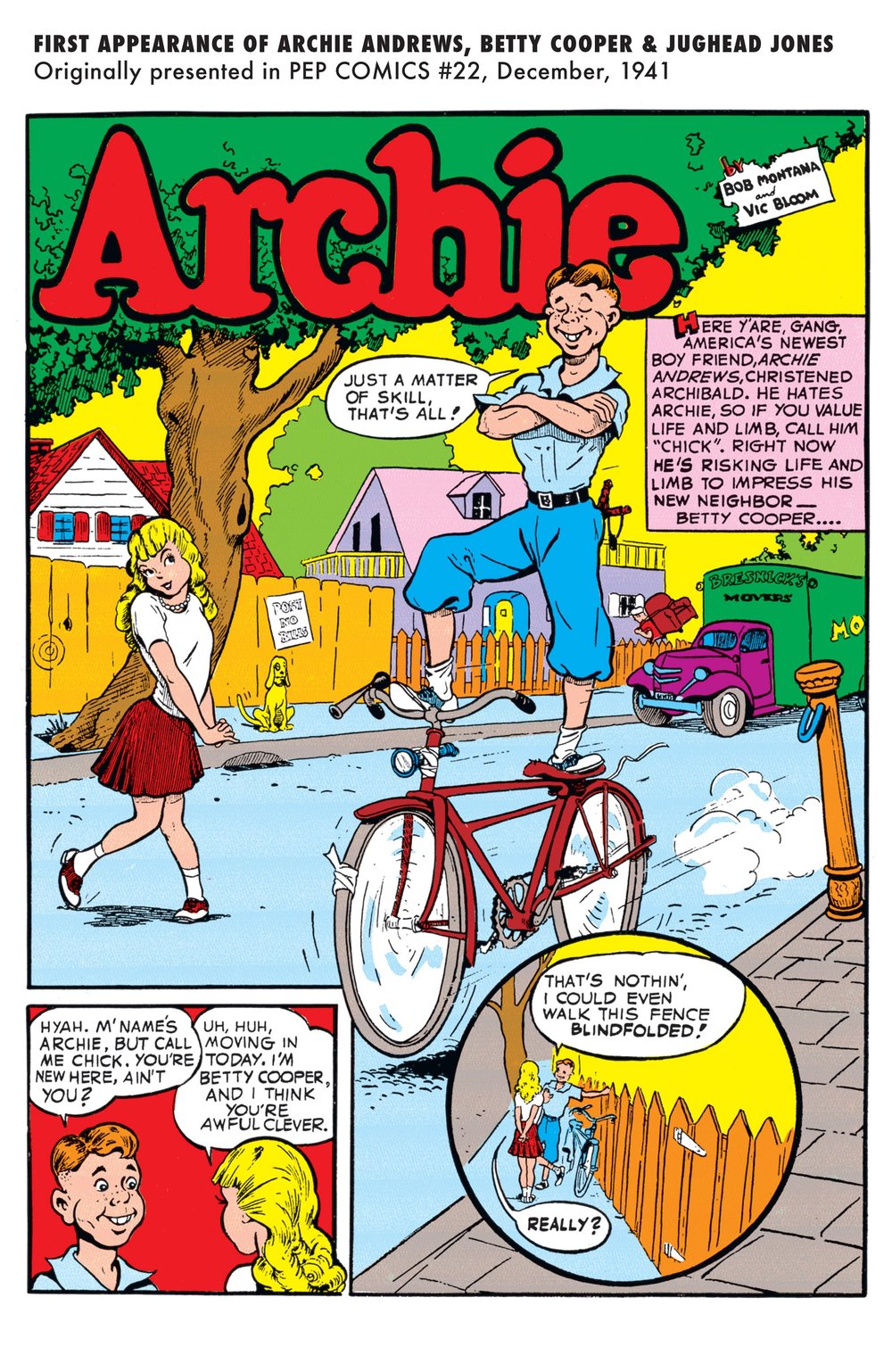 Archie First Appearance Pep #22
