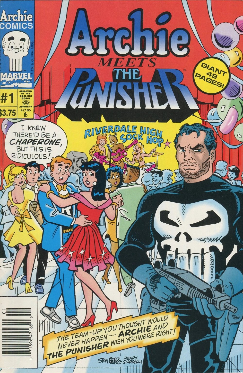 Archie Meets The Punisher Cover