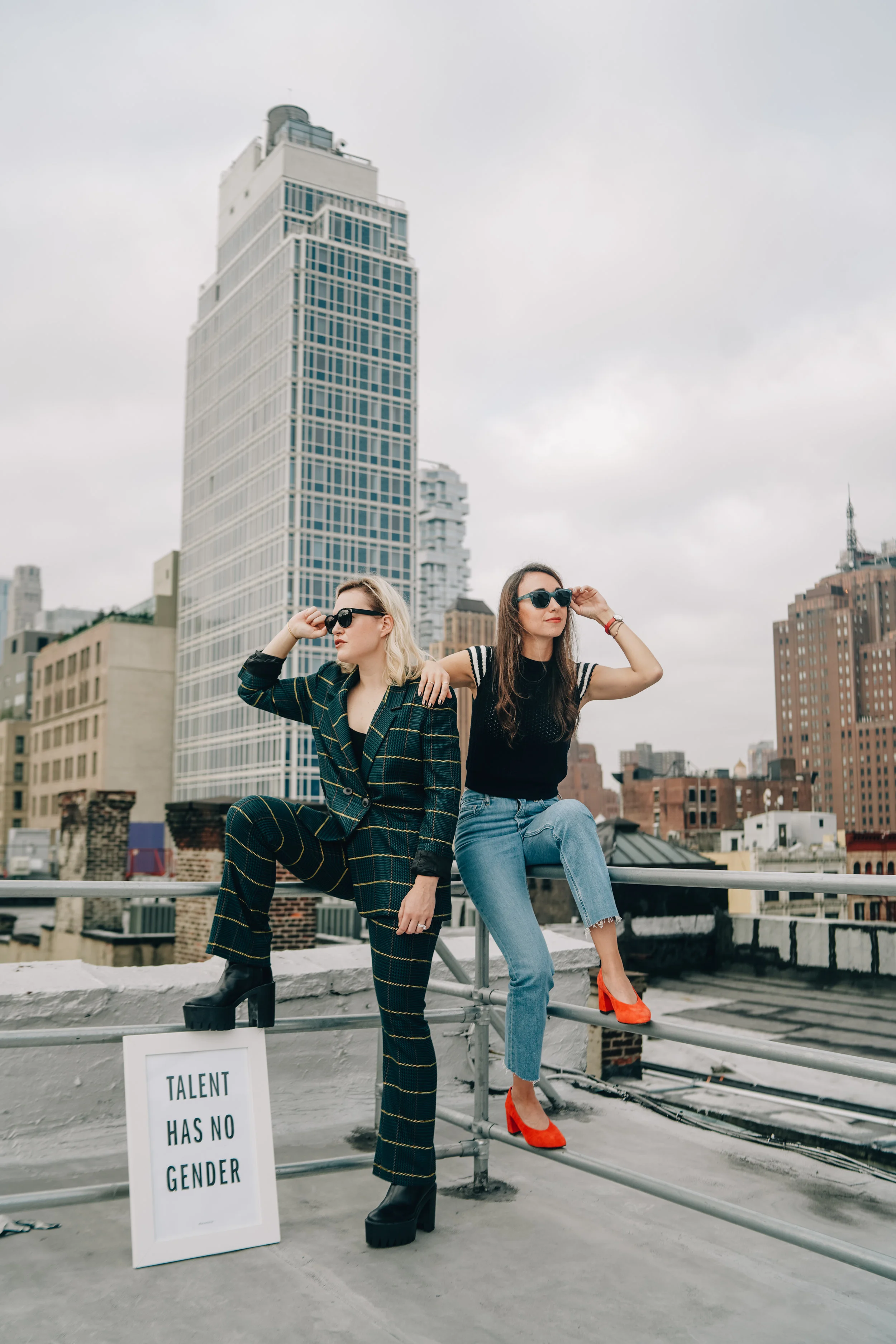 Mae Karwowski, CEO, and Miriam Wakim, Head of Operations, being their fierce selves