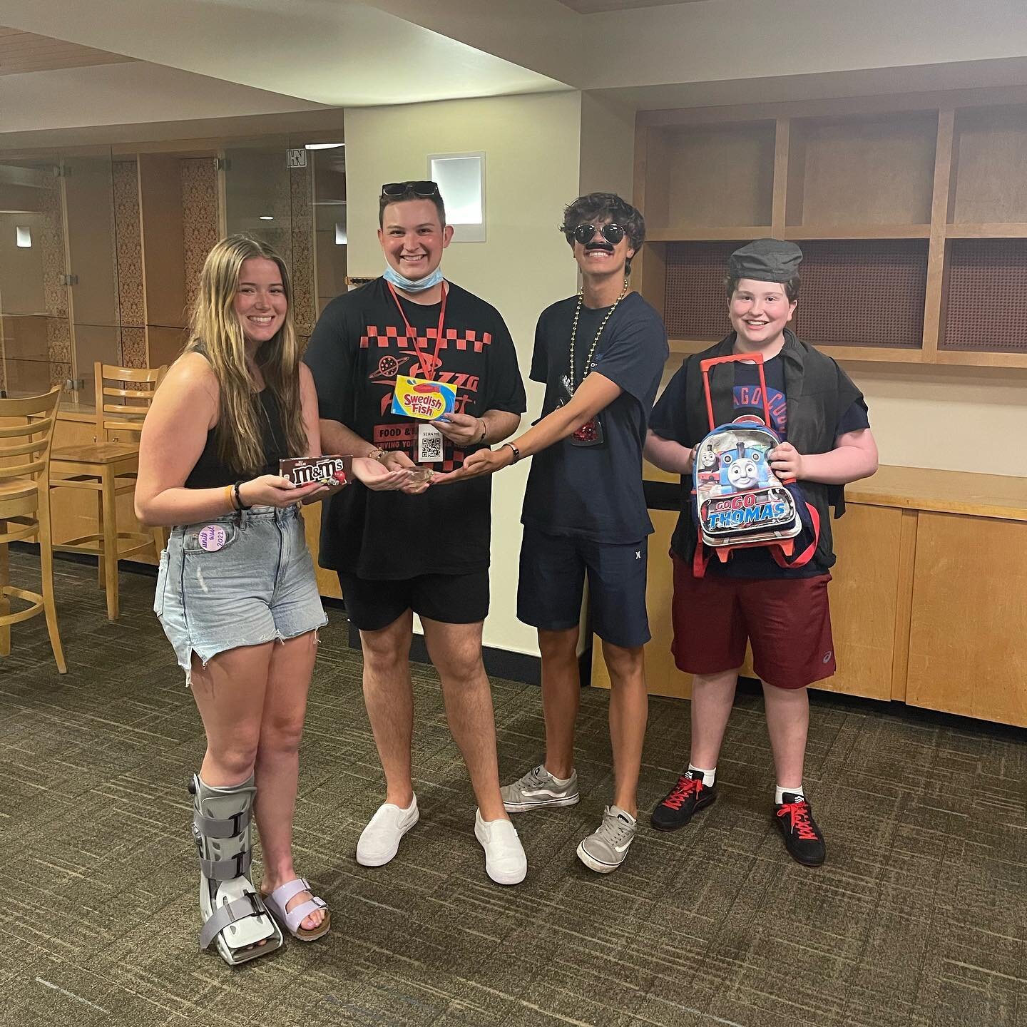 Our first Family Time of the trip ended with Ian taking the win for &ldquo;Shame Train&rdquo;, and a 3-way-tie for &ldquo;Fellowship of The Bling&rdquo; with Josiah, Jacob, and our new friend Abby! 

Day 4 complete 🙌