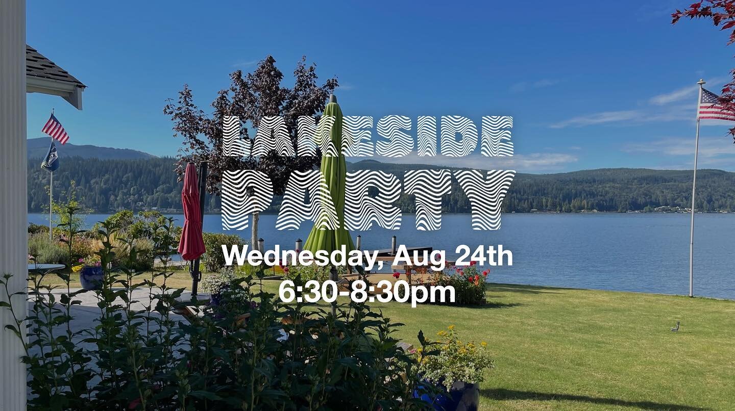 Lakeside Party!! This Wednesday (Aug 24th) 6:30-8:30pm 

Details can be found in the bcc|youth email - or you can email jacob@bellinghamcov.org