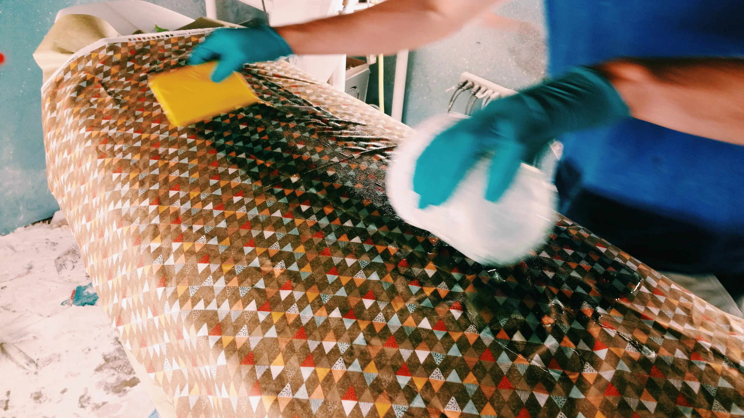 More fabric, more resin