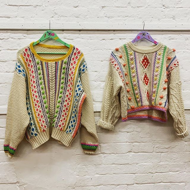 If you&rsquo;re at @unravelfestival this weekend you MUST go and see these incredible jumpers by @katiejonesknit - completely inspiring and amazing (come and see me too, I&rsquo;m in the Great Hall)
