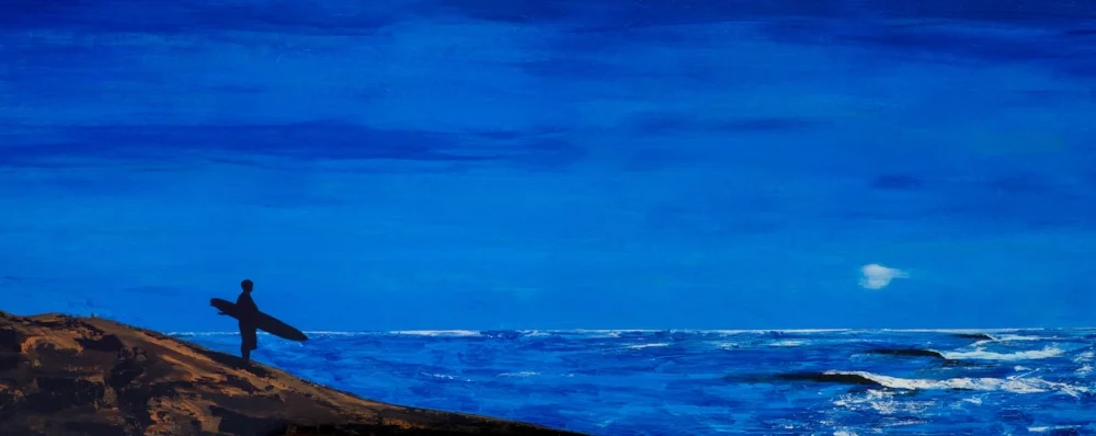 Gifted: Acrylic on wood. 18"x36" 