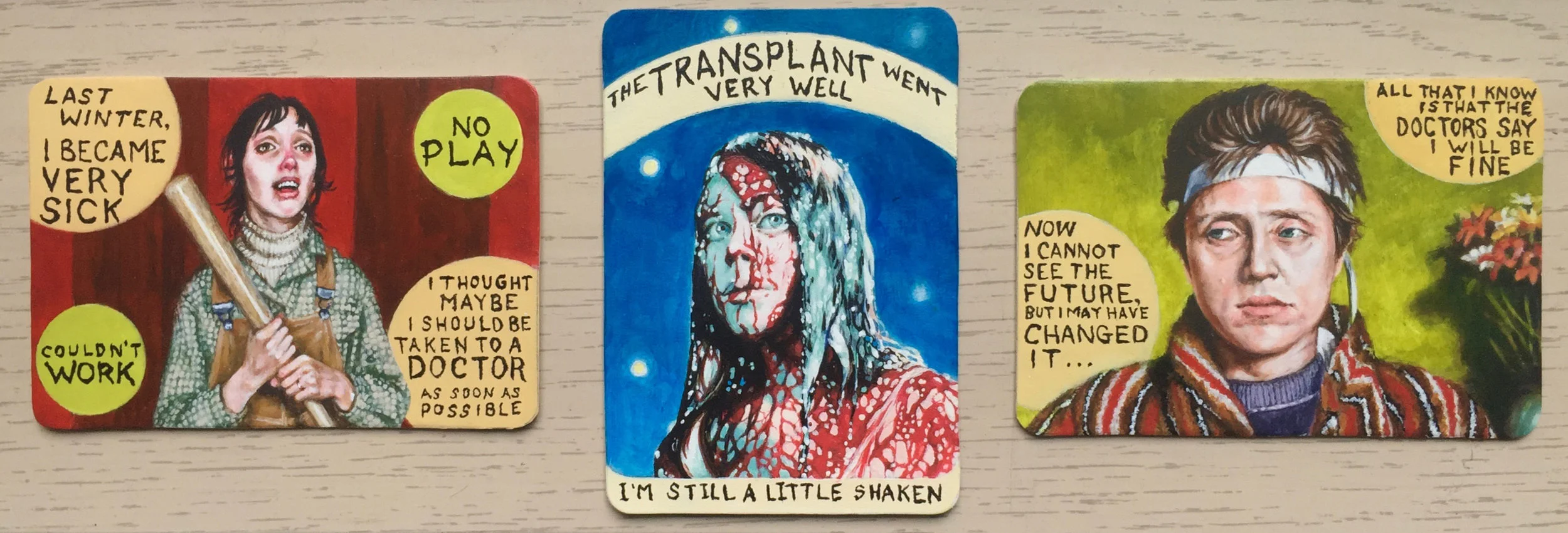Transplant Horror Triptych