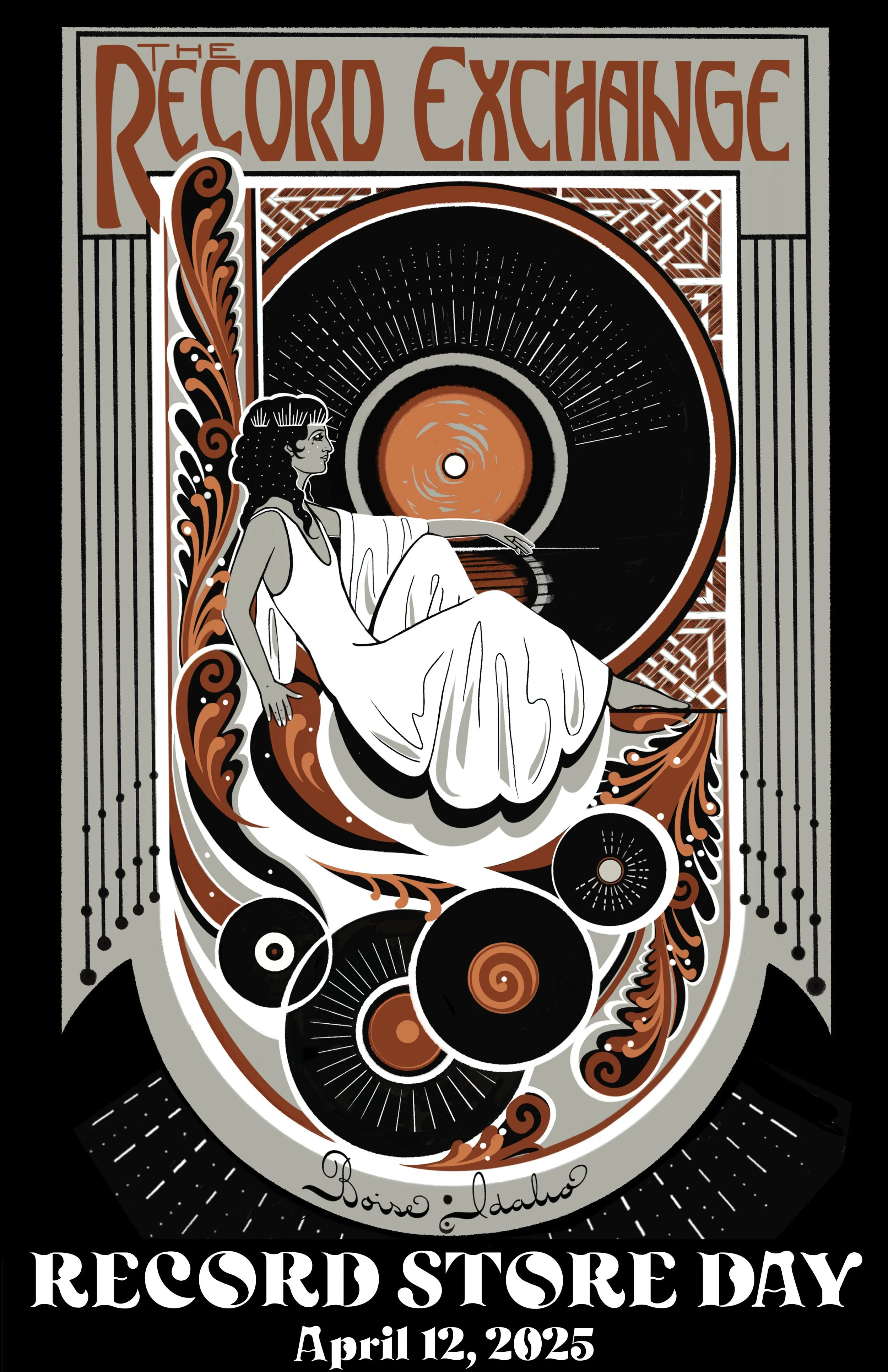 The Record Exchange Tee and Poster