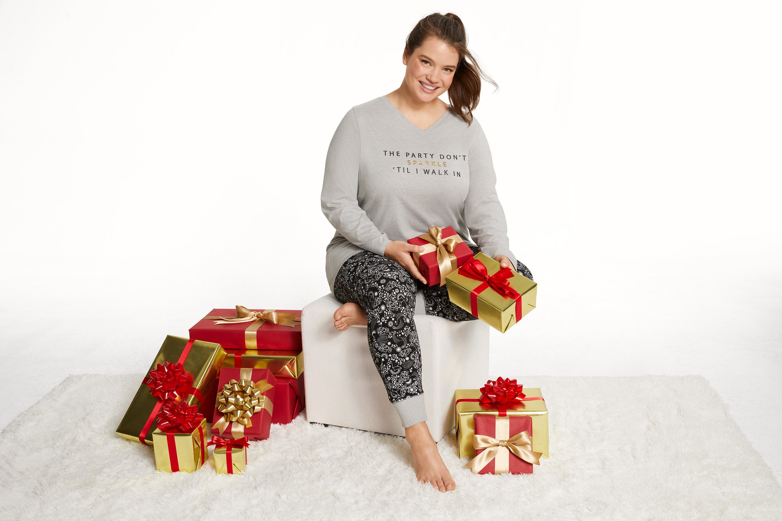 Tara Lynn modeling for  Lane Bryant