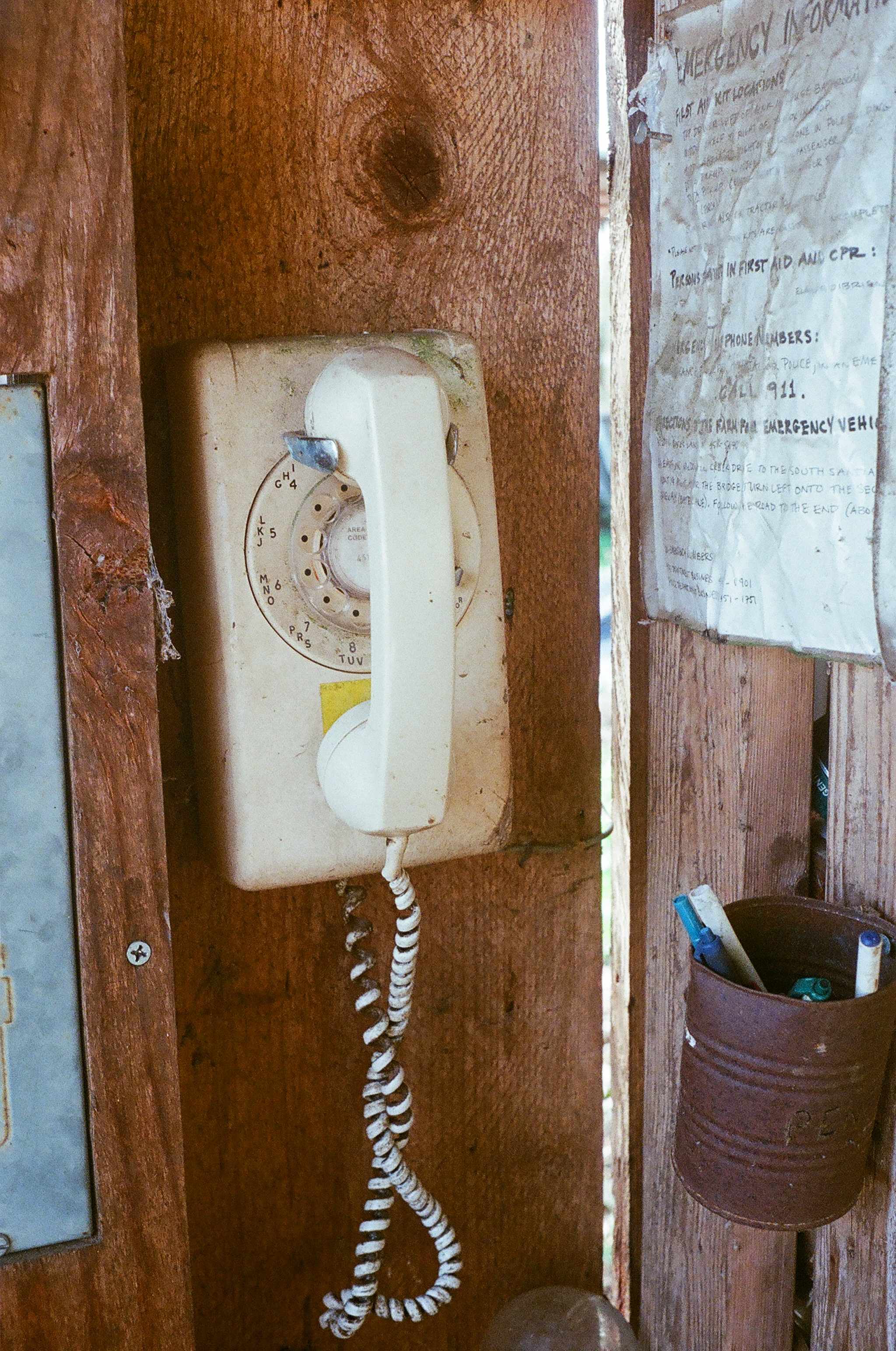  We believe that an important part of sustainability is to challenge obsolescence by using items until they are worn out. Many people regard rotary phones as outdated, but this one is still serving us after 30+ years of use. 