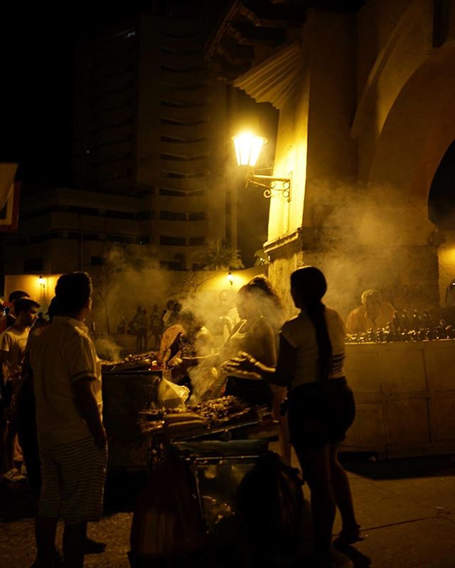 Some tasty street food in Cartagena