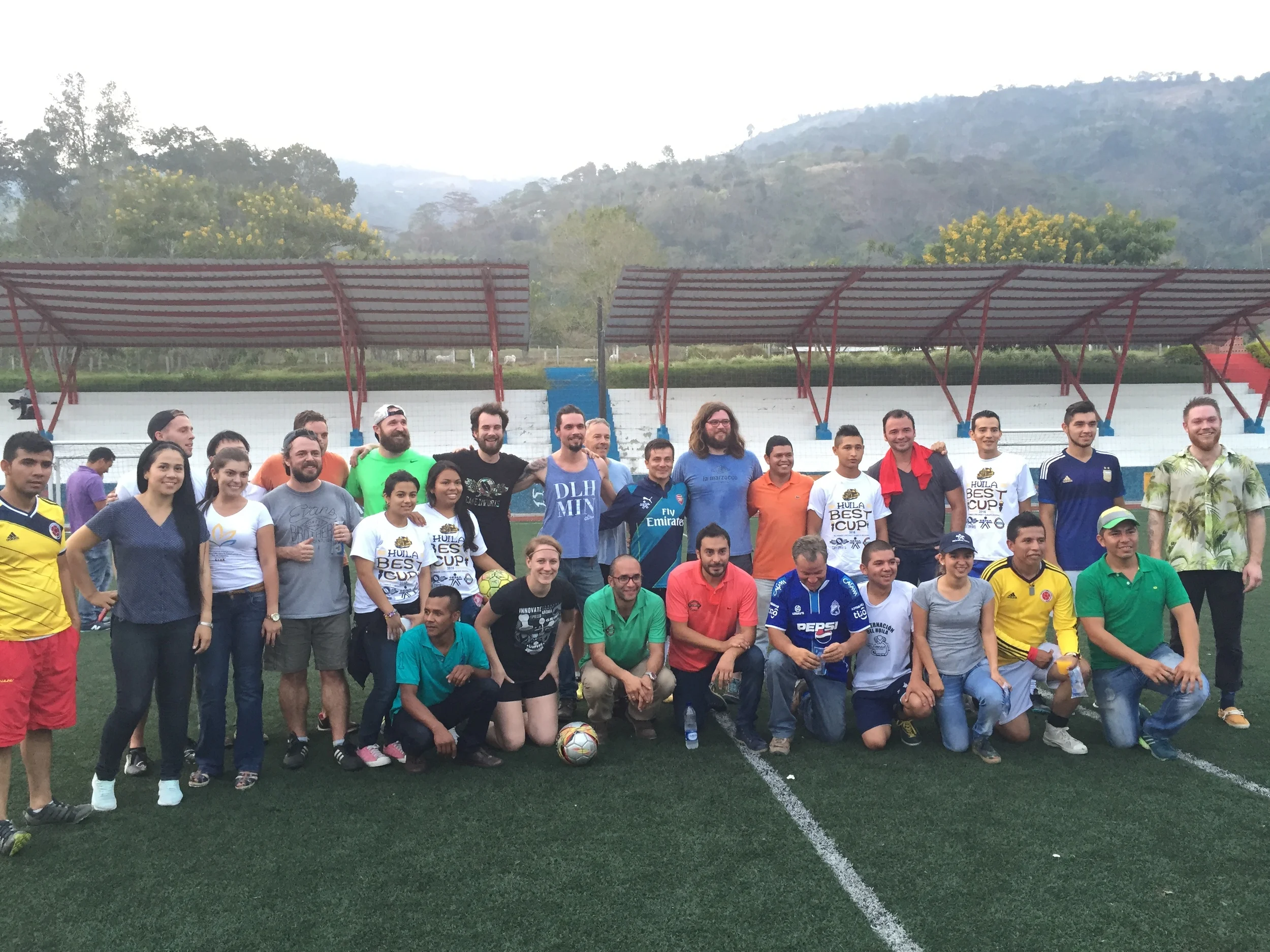Despite our strongest efforts, Colombians prevailed over the Americans 5-4!
