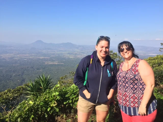 Nicole and Desi (our wholesale customer with Big Blue Coffee)