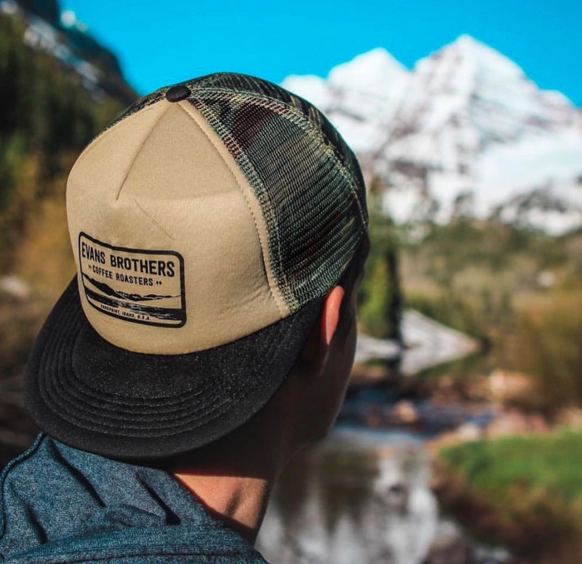 Foam Trucker Hat Camo — Evans Brothers 