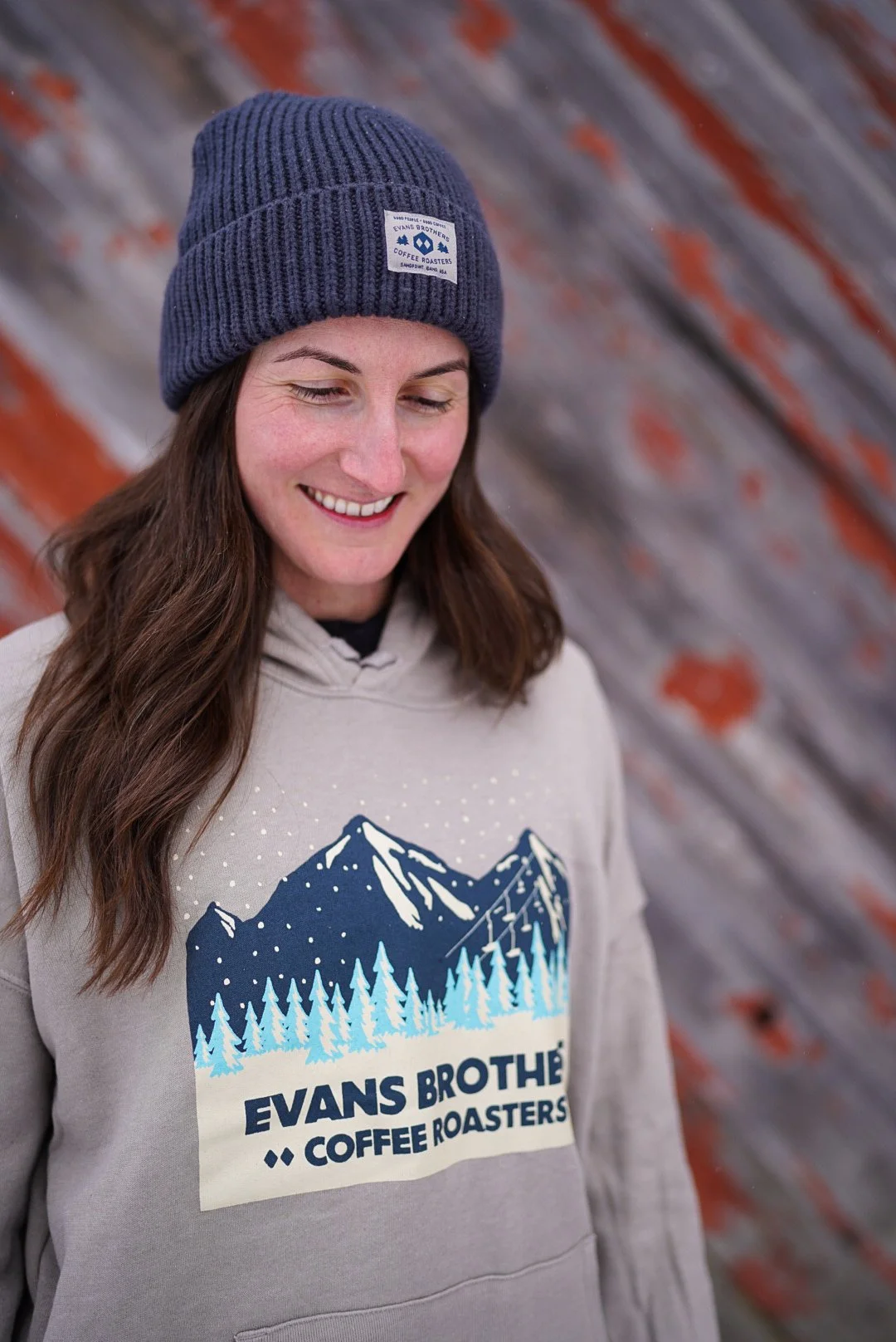 Snowy Mountain Hoodie — Evans Brothers Coffee