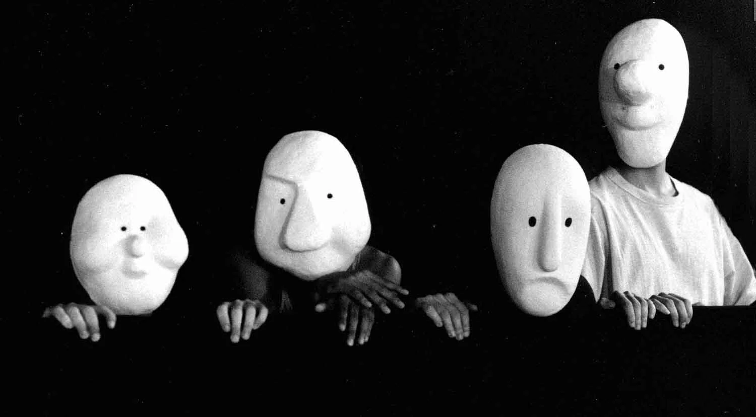 Masks by Herr Zingg (Basel-CH). Photo courtesy of Helikos and Giovanni Fusetti.