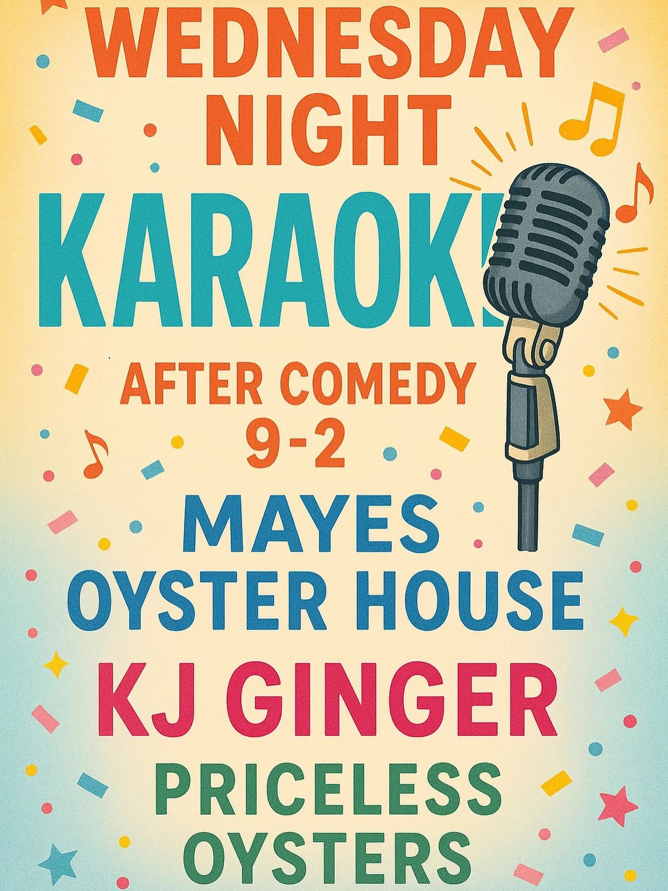 It&rsquo;s Wednesday&hellip; you know what that means. 🎤 Karaoke night is calling!