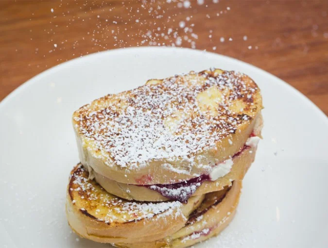 Cream Cheese and Jelly Stuffed French Toast